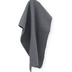 Bunzlau Castle Organic Home handdoek 60 x 40 cm katoen Grey