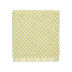 Bunzlau Castle Small Check handdoek 53 x 60 cm katoen groen