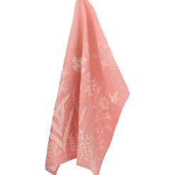 Bunzlau Castle Wild Flower Pink theedoek 65 x 65 cm