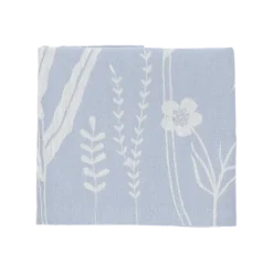 Bunzlau Castle Wild Flowers Grey-Blue theedoek 65 x 65 cm