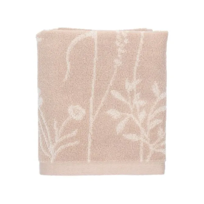 Bunzlau Castle Wild Flowers handdoek 53 x 60 cm katoen beige