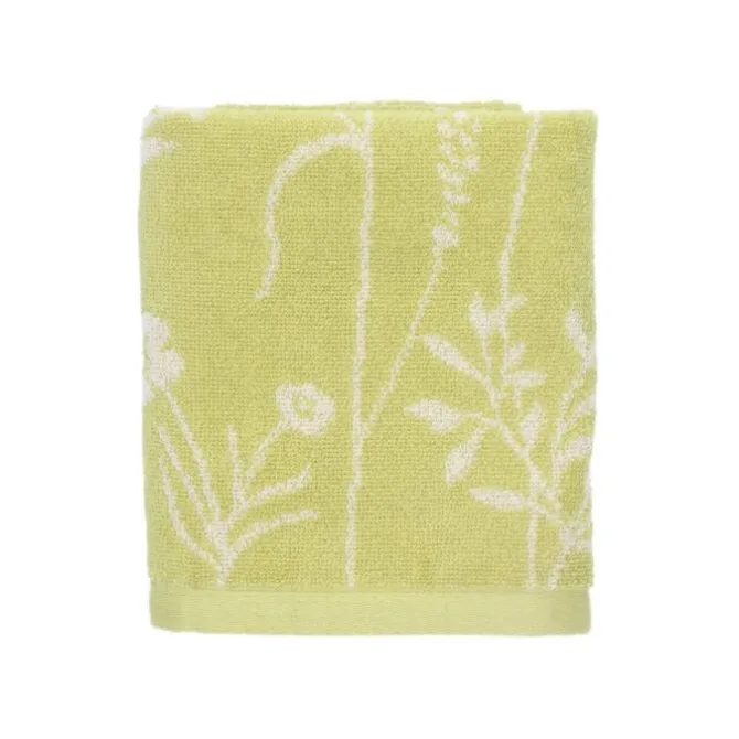 Bunzlau Castle Wild Flowers handdoek 53 x 60 cm katoen groen