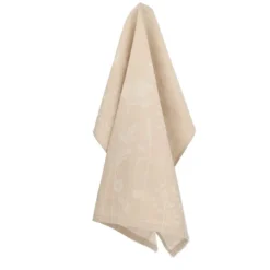 Bunzlau Castle Wild Flowers theedoek 65 x 65 cm katoen beige