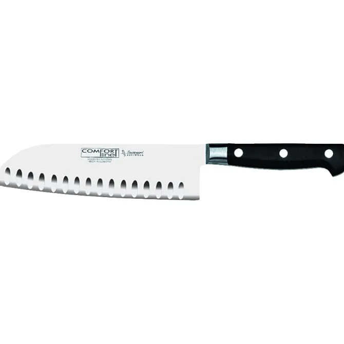 Burgvogel Comfort santoku mes met kuiltjes 18 cm