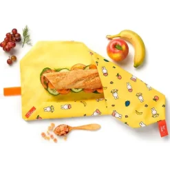 by Roll'eat Boc'n'Roll herbruikbaar boterhamzakje 54 x 32 cm polyester Miffy
