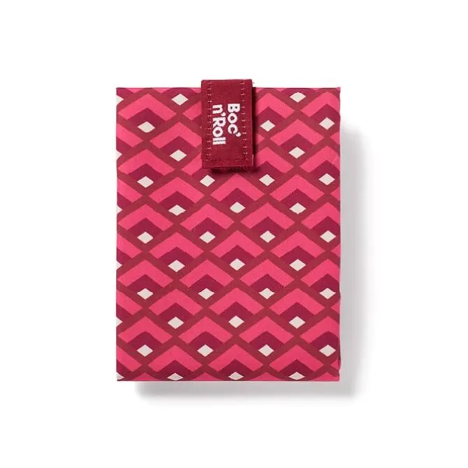 by Roll'eat Boc'n'Roll Vintage herbruikbaar boterhamzakje 54 x 32 cm polyester Loop