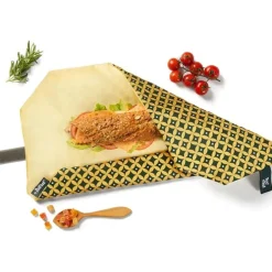 by Roll'eat Boc'n'Roll Vintage herbruikbaar boterhamzakje 54 x 32 cm polyester Spark