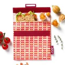by Roll'eat Snack'n'Go Vintage herbruikbare Snack Bag 18 x 18 cm polyester Disc