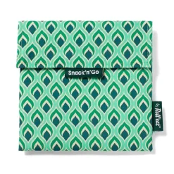 by Roll'eat Snack'n'Go Vintage herbruikbare Snack Bag 18 x 18 cm polyester Flame