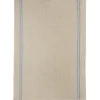 Charvet COUNTRY theedoek 52 x 75 cm gewassen ecru met blauwe streep