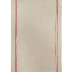 Charvet COUNTRY theedoek 52 x 70 cm linnen oranje