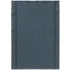 Charvet COUNTRY theedoek 75 x 52 cm linnen petrol met donkere streep