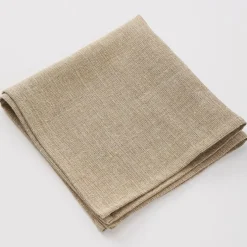 Charvet PEPITE servet 45 x 45 cm linnen naturel/beige