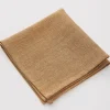 Charvet PEPITE servet 45 x 45 cm linnen lichtbeige
