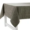 Charvet PEPITE tafellaken 320 x 150 cm linnen zwart/beige met glinster