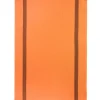 Charvet PIANO theedoek 75 x 52 cm linnen oranje met donkere streep