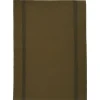Charvet PIANO theedoek 75 x 52 cm linnen donkergroen met donkere streep