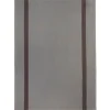 Charvet PIANO theedoek 75 x 52 cm linnen grijs met donkere streep