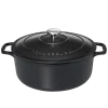 Chasseur braadpan 4 liter ø 24 cm gietijzer mat zwart