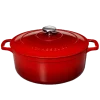 Chasseur braadpan 8,8 liter ø 32 cm gietijzer rood