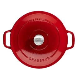 Chasseur braadpan 6,1 liter ø 28 cm gietijzer rood