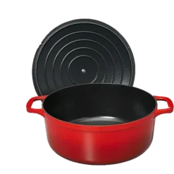 Chasseur braadpan 8,8 liter ø 32 cm gietijzer rood