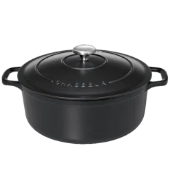 Chasseur braadpan 6,1 liter ø 28 cm gietijzer mat zwart