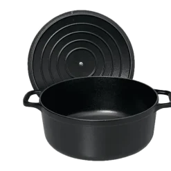 Chasseur braadpan 6,1 liter ø 28 cm gietijzer mat zwart