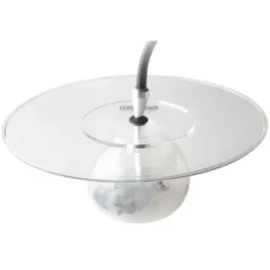 100% Chef Aladin rookdeksel met ventiel ø 12 cm glas