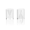100% Chef Catering puntzakhouder cilinder 4,7 cm plexiglas doorzichtig