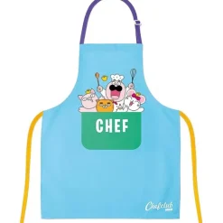 Chefclub kinderschort blauw