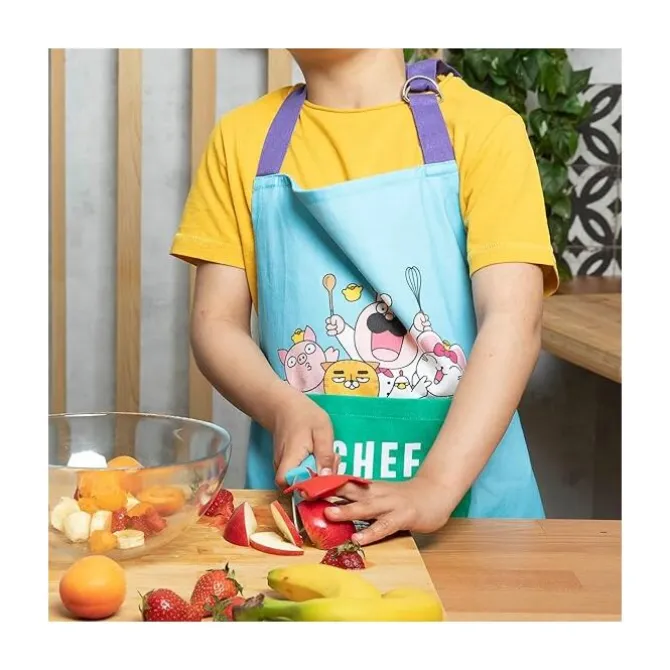 Chefclub kinderschort blauw