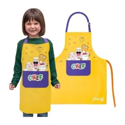 Chefclub kinderschort geel