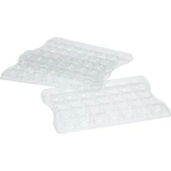 100% Chef easy mould base pack rond 2,5 cm pvc transparant 3 stuks