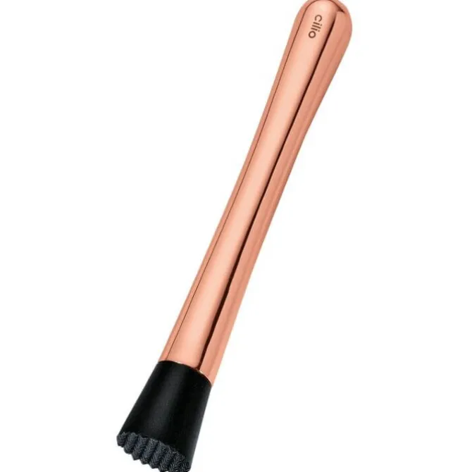 Cilio caipirinhastamper 21 cm rvs koperkleurig