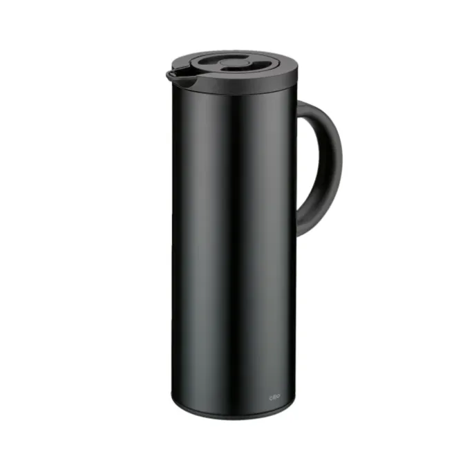Cilio Firenze thermoskan 1 liter zwart mat