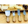 Cilio Formaggio kaasmessenset rvs/hout 4-delig