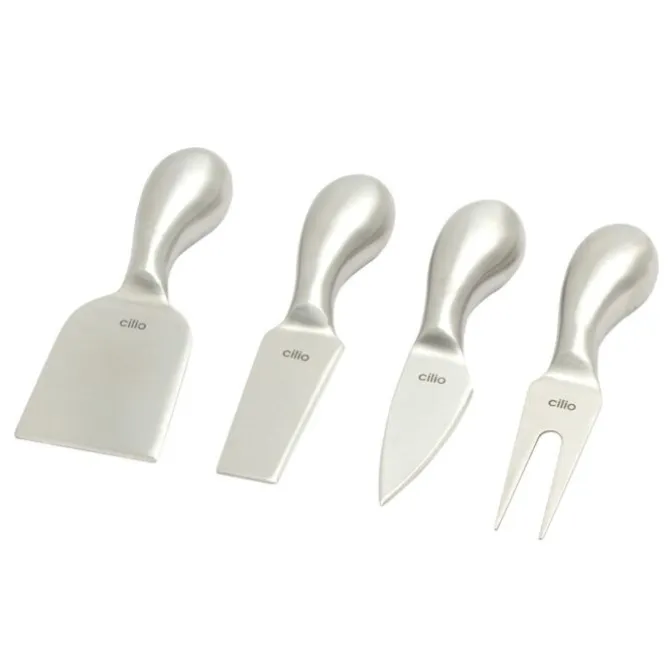 Cilio kaasmessenset 13 cm rvs 4-delig