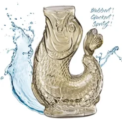 Cilio Nemo karaf 1 liter glas beige