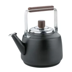 Cilio Nero waterketel voor inductie 1,2 liter rvs zwart