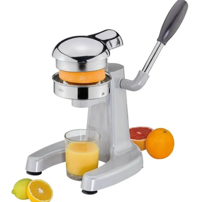 Cilio Positano Profi citruspers 25 cm rvs grijs
