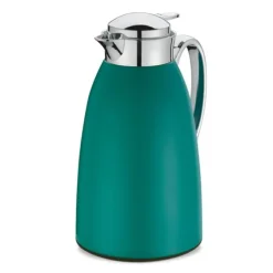 Cilio Venezia thermoskan 1 liter rvs mat donkergroen