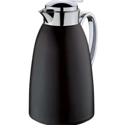 Cilio Venezia thermoskan 1 liter rvs mat zwart