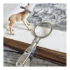 Clippe Vedo vergrootglas met klem 10 cm rvs