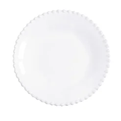 Costa Nova Pearl diep bord ø 24 cm aardewerk White