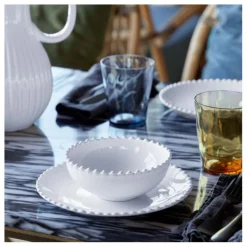 Costa Nova Pearl ontbijtbord ø 22 cm aardewerk White