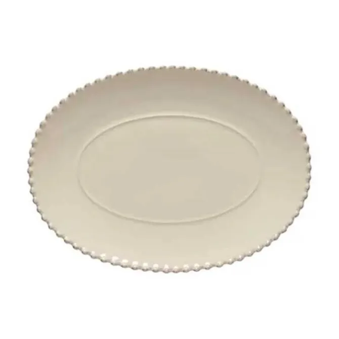 Costa Nova Pearl ovale schaal ø 33 cm aardewerk Cream