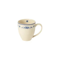 Costa Nova Vila beker 410 ml aardewerk beige-blauw