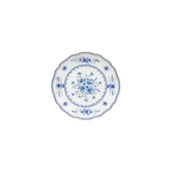 Costa Nova Vila gebaksbord ø 17 cm aardewerk wit-blauw