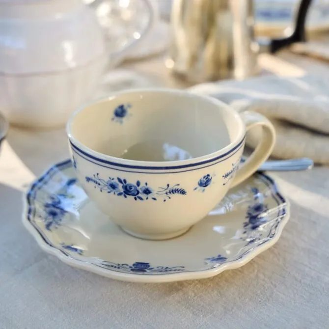 Costa Nova Vila koffiekop 260 ml aardewerk beige-blauw